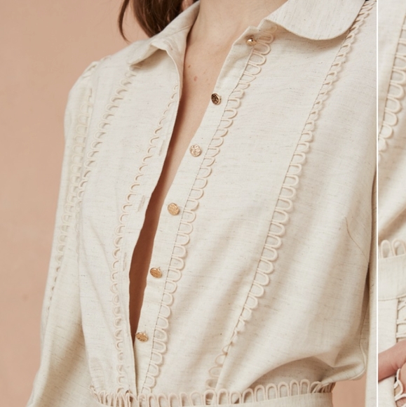 SOLD✨KEEPSAKE Linen Blouse - Picture 2 of 6